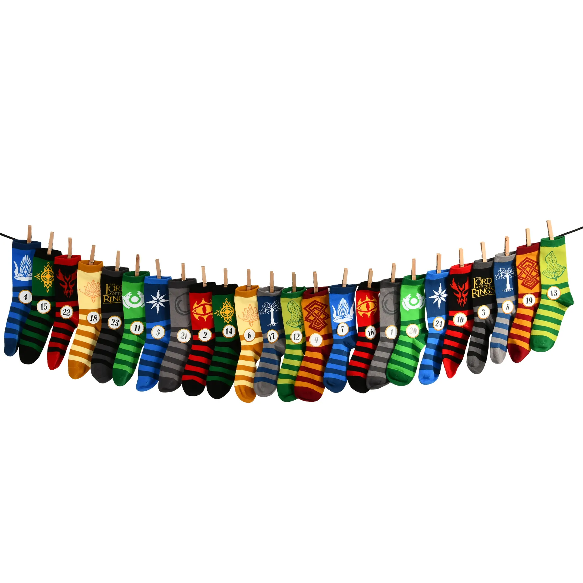 Heer der Ringen Sokken Adventskalender om te Vullen