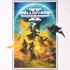 Helldivers 2 - Key Art T-Shirt wit
