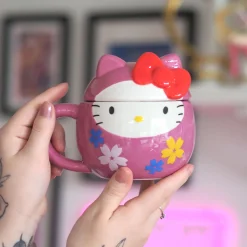 Hello Kitty - Daruma 3D Mok met Deksel
