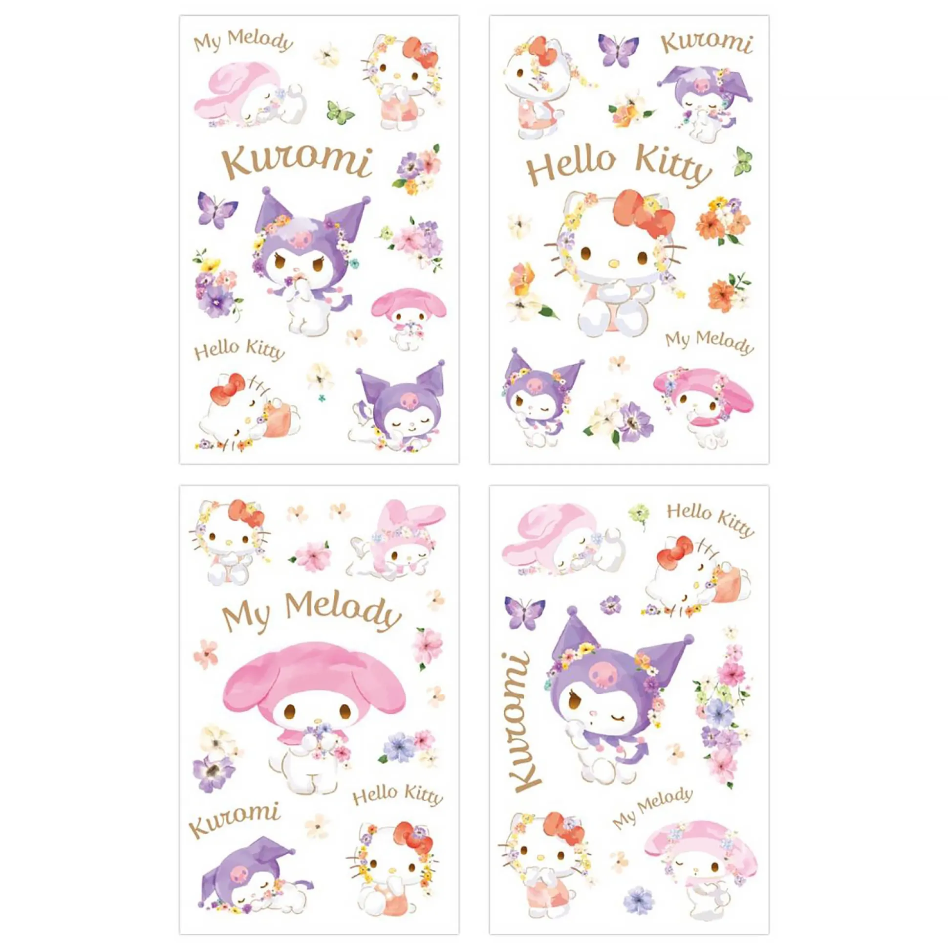 Hello Kitty & Friends Pastel Vivid Stickerset