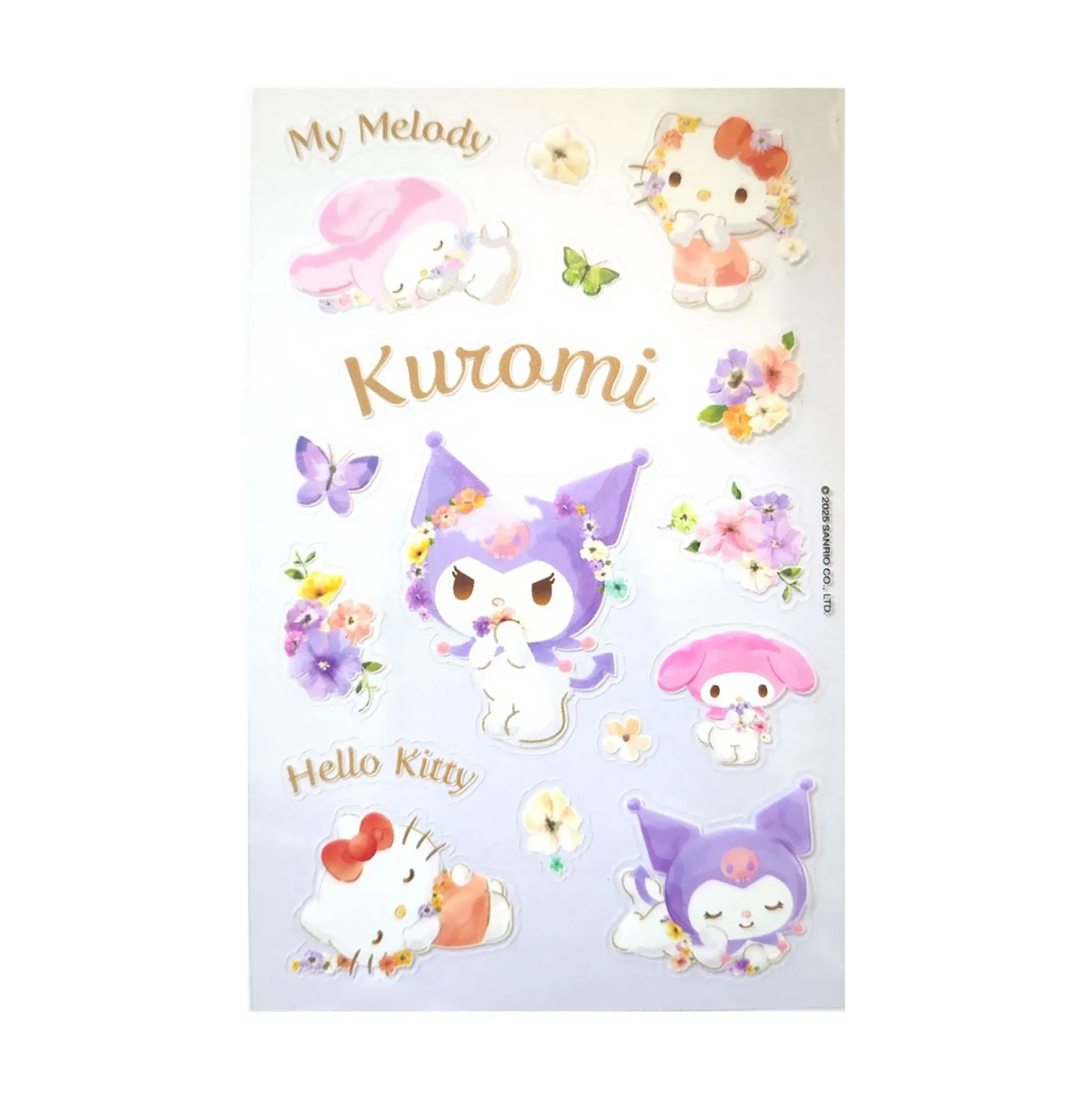 Hello Kitty & Friends Pastel Vivid Stickerset