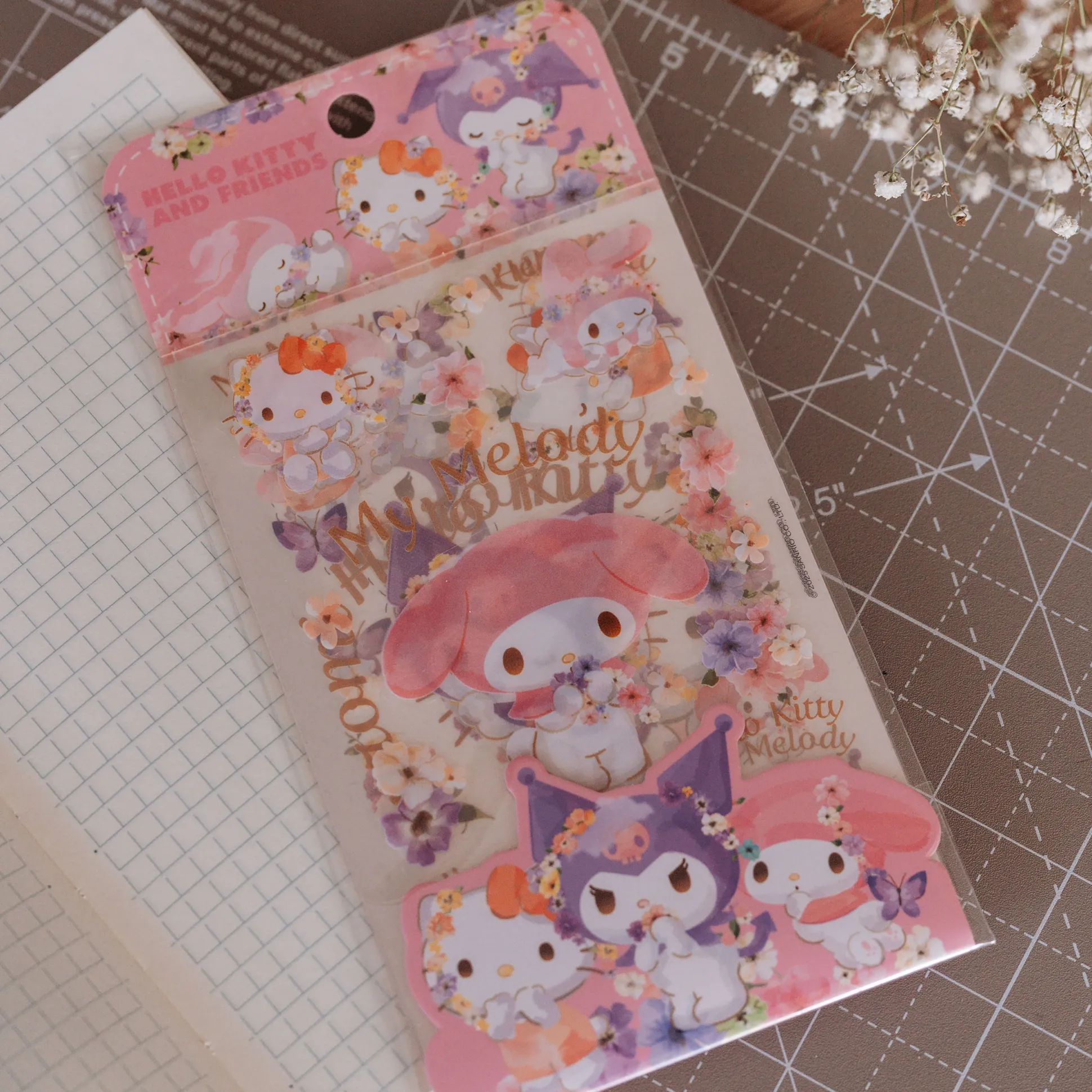 Hello Kitty & Friends Pastel Vivid Stickerset