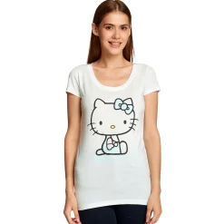 Hello Kitty - Pastel Kitty Dames T-shirt Wit