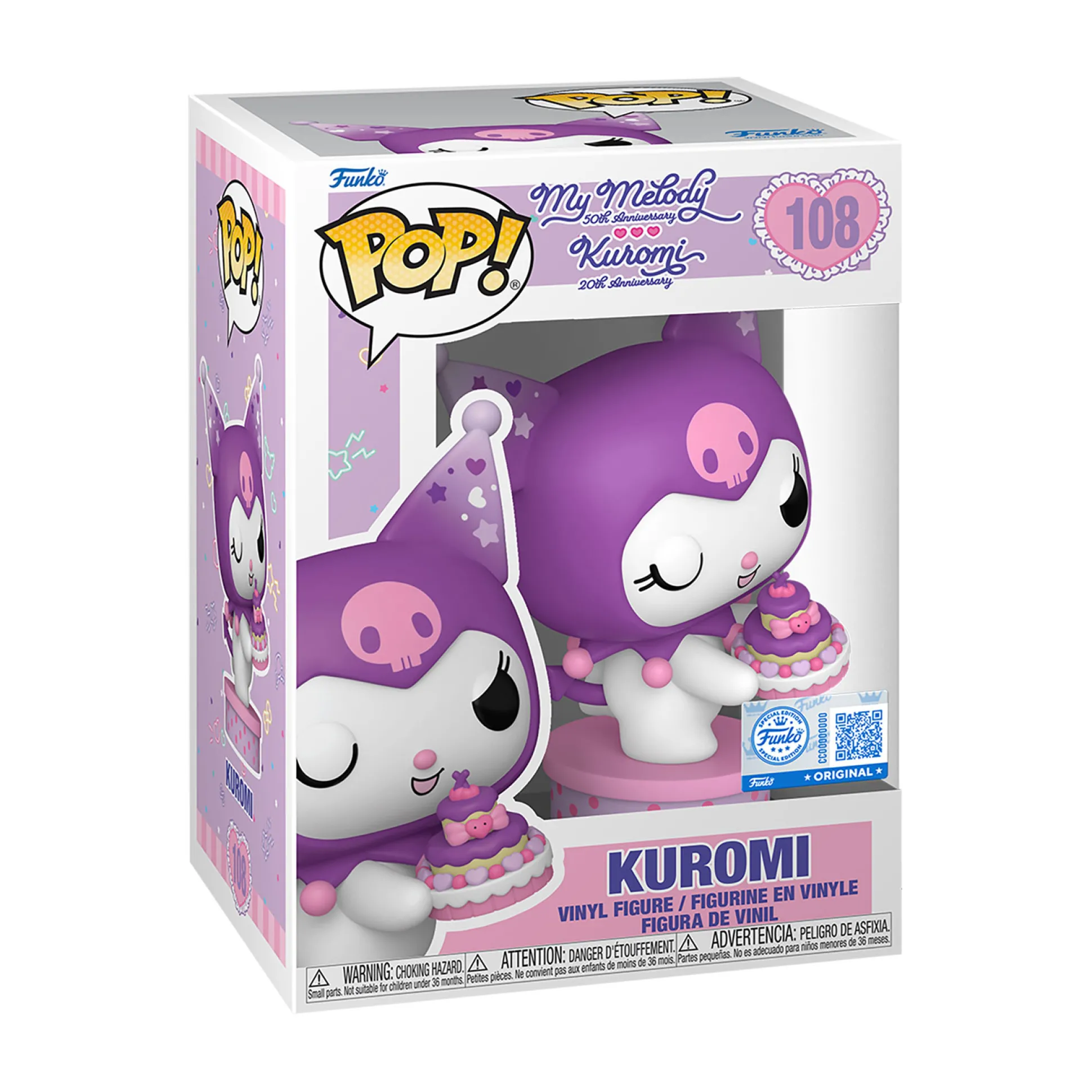 Hello Kitty and Friends - Kuromi met taart Funko Pop! figuur