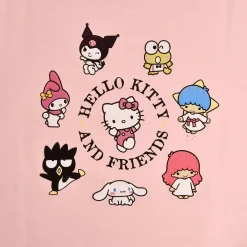 Hello Kitty and Friends T-shirt roze