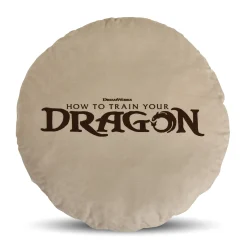 Hoe Tem Je Een Draak - Kussen met Yggdrasil-wereldboom-symbool bruin