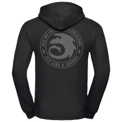Hoe Tem Je Een Draak - Night Fury Legend Hoodie zwart