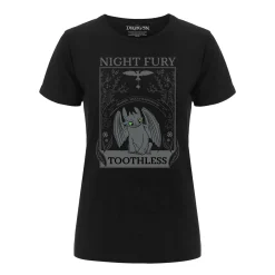Hoe Tem Je Een Draak - Night Fury Dames T-Shirt Zwart