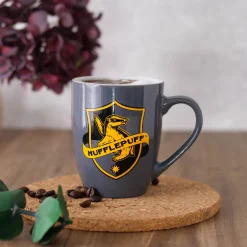 Huffelpuf Logo Mok grijs - Harry Potter