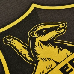 Hufflepuff Logo T-Shirt Grijs - Harry Potter