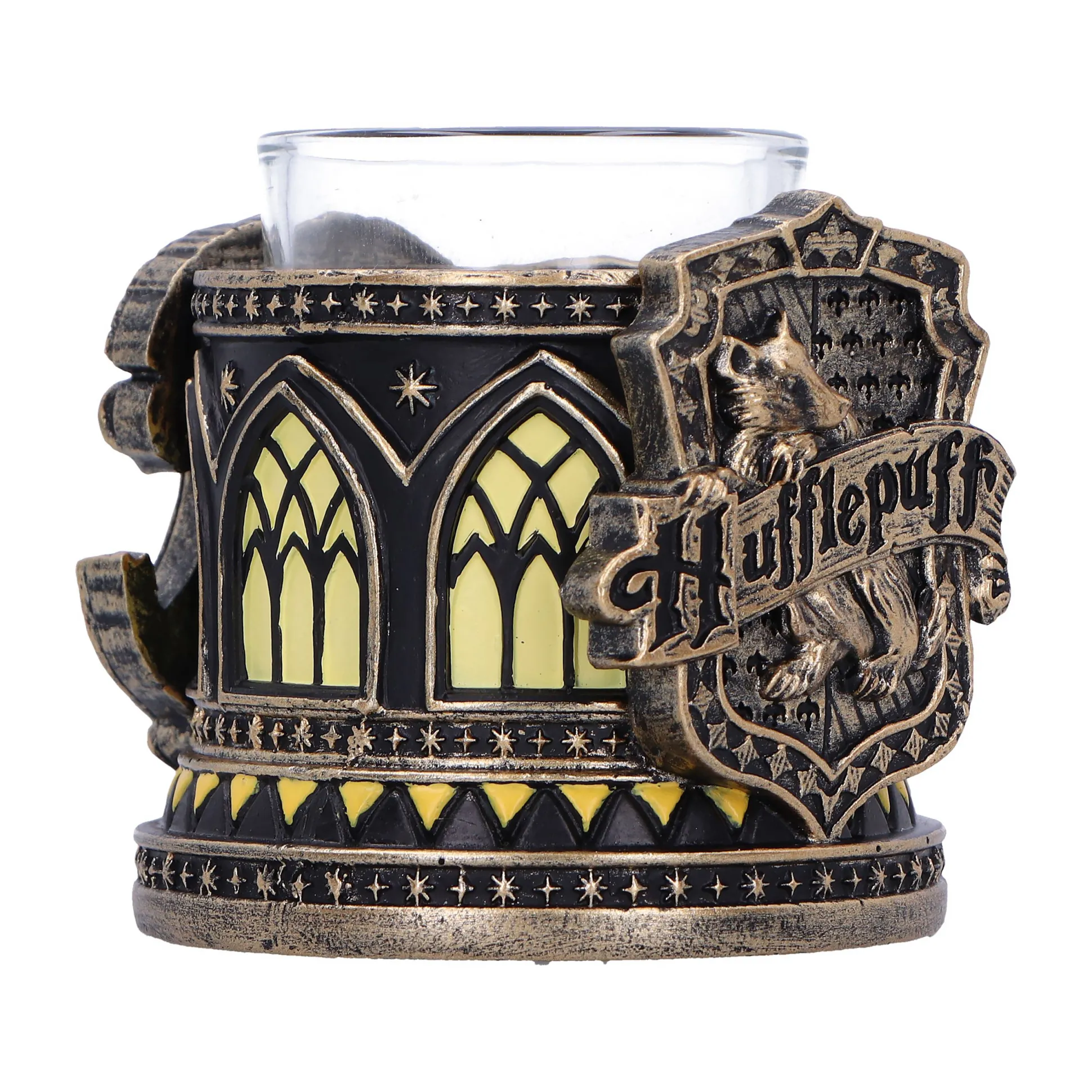 Hufflepuff theelichthouder - Harry Potter