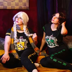 Hufflepuff Wapenschild Pyjama zwart - Harry Potter