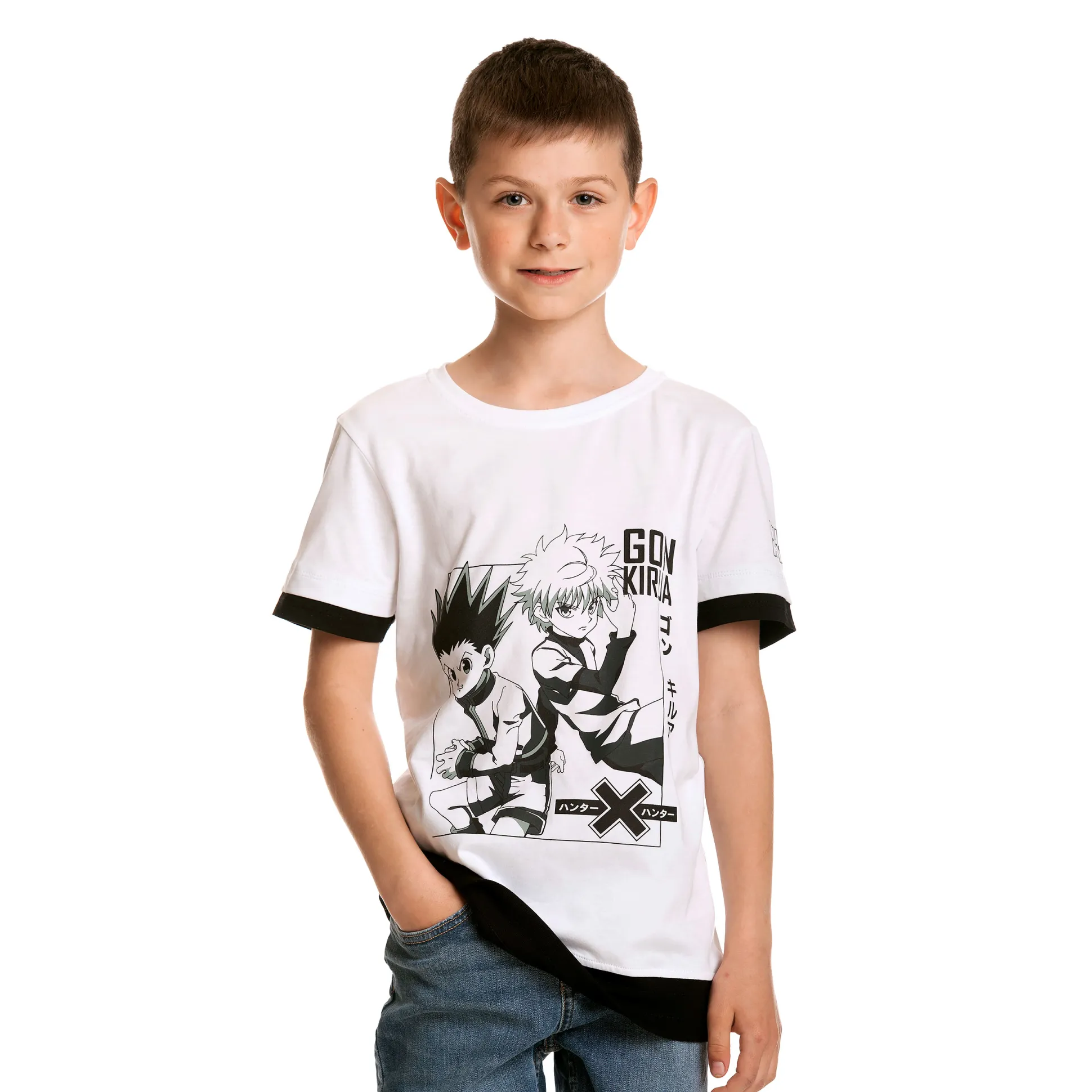 Hunter x Hunter - Gon Killua T-shirt kinderen wit