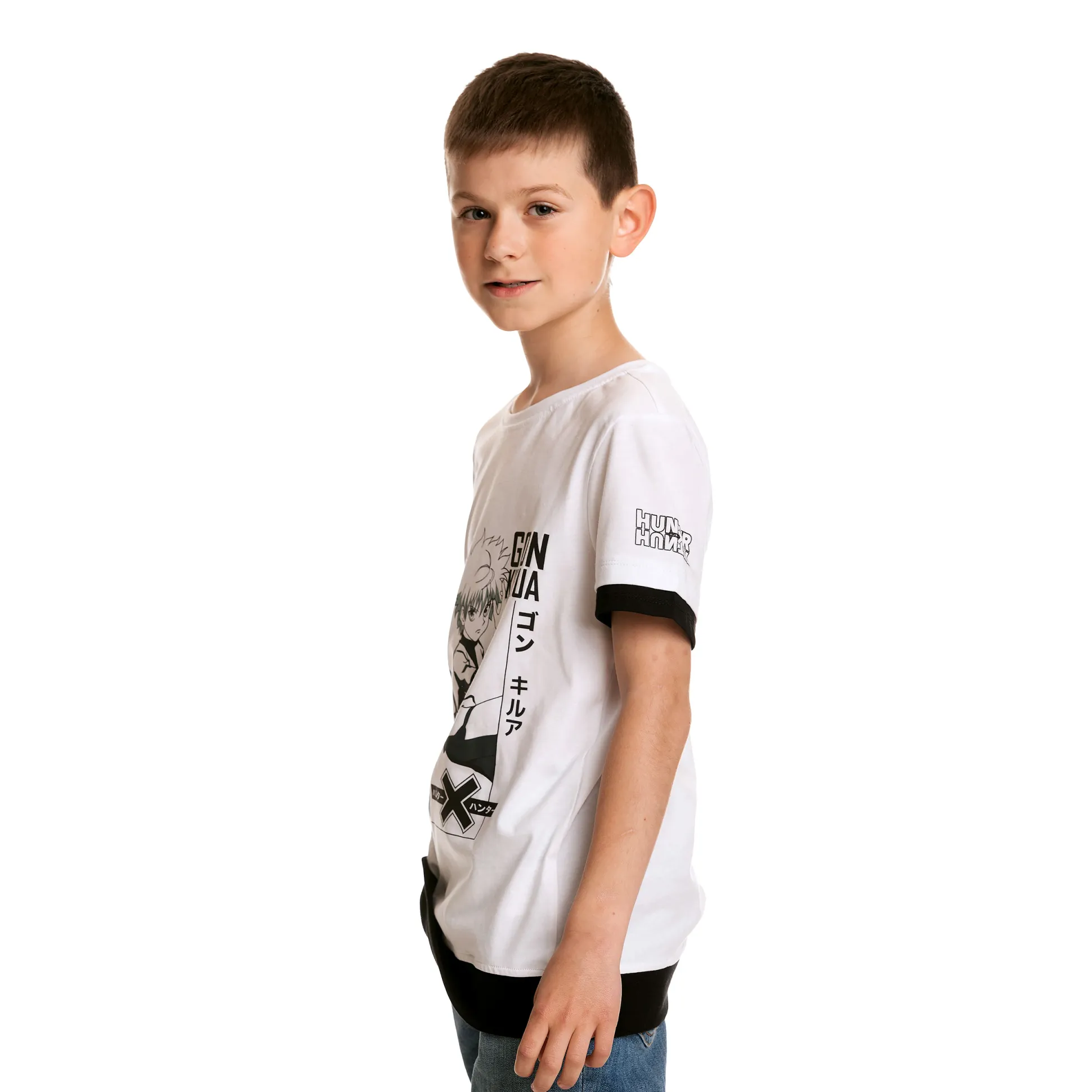 Hunter x Hunter - Gon Killua T-shirt kinderen wit