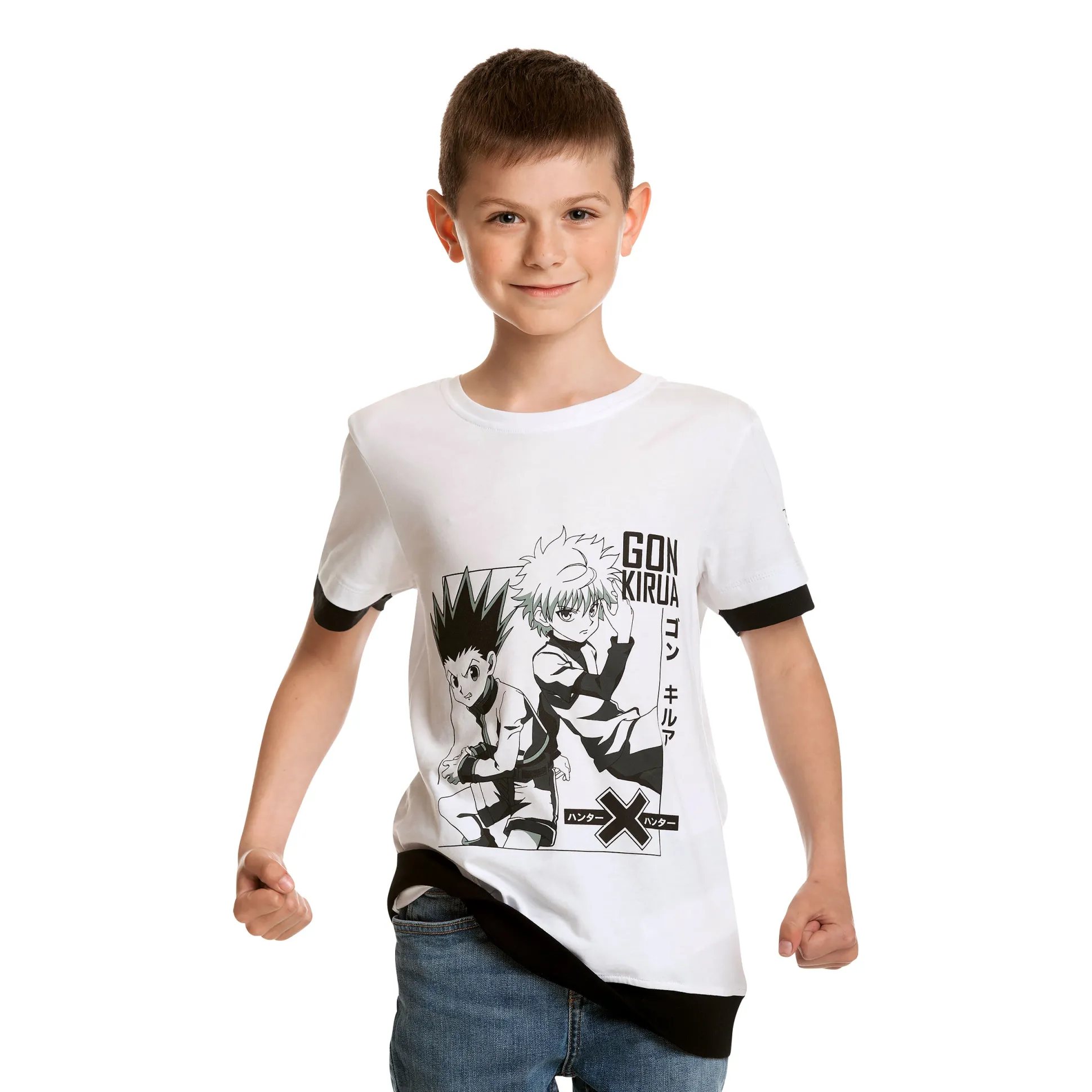 Hunter x Hunter - Gon Killua T-shirt kinderen wit
