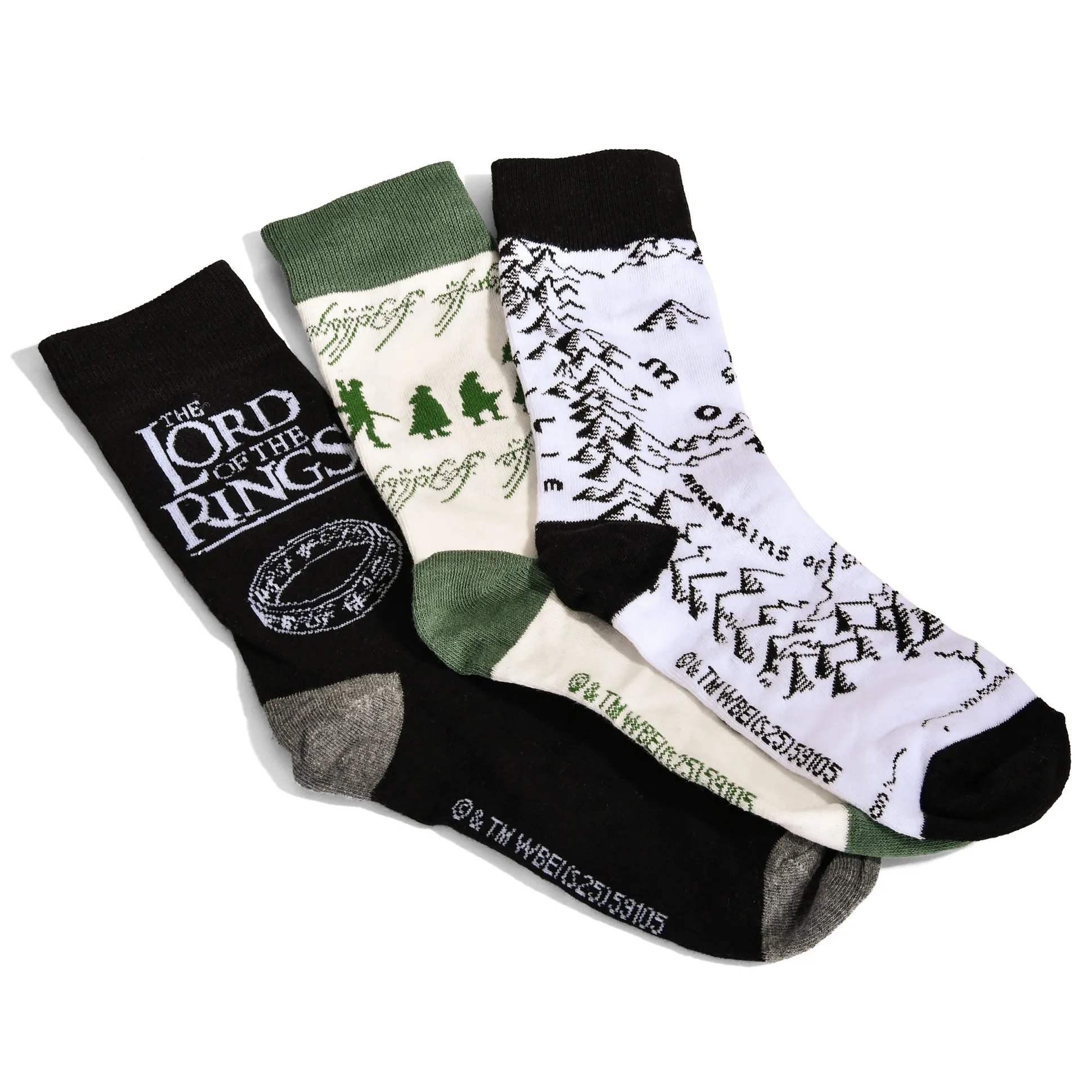 In de Ban van de Ring - De Reisgenoten sokken 3-pack in geschenkdoos