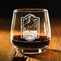 In de Ban van de Ring - De Steigerende Pony & Gondor set van 2 glazen