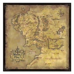 In de Ban van de Ring - Kaart van Midden-aarde Puzzel