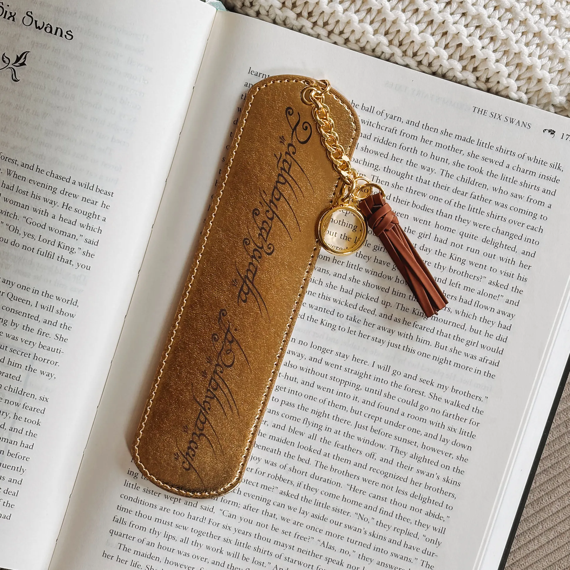 In de Ban van de Ring - Midden-aarde Kaart en Ringinscriptie Boekenlegger Set