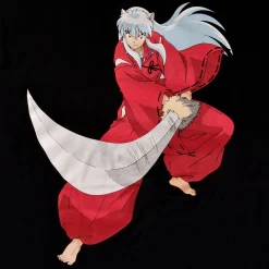 Inu Yasha - Zwaard T-shirt Zwart