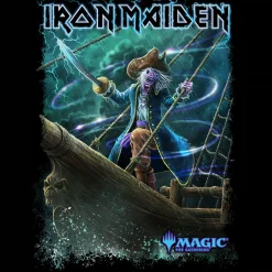 Iron Maiden - Magic: The Gathering Captain N'Ghathrod T-shirt zwart