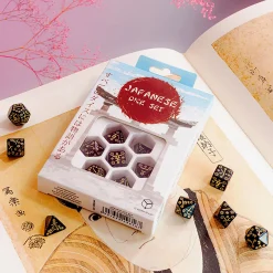 Japanese - Deep Night Firefly Dobbelsteenset 7-delig