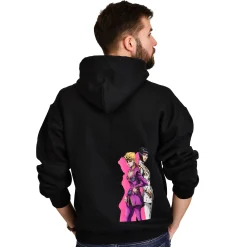 JoJo's Bizarre Adventure - Giorno en Bruno Hoodie Zwart
