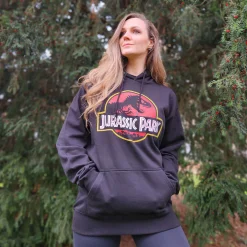 Jurassic Park - Film Logo Hoodie Zwart