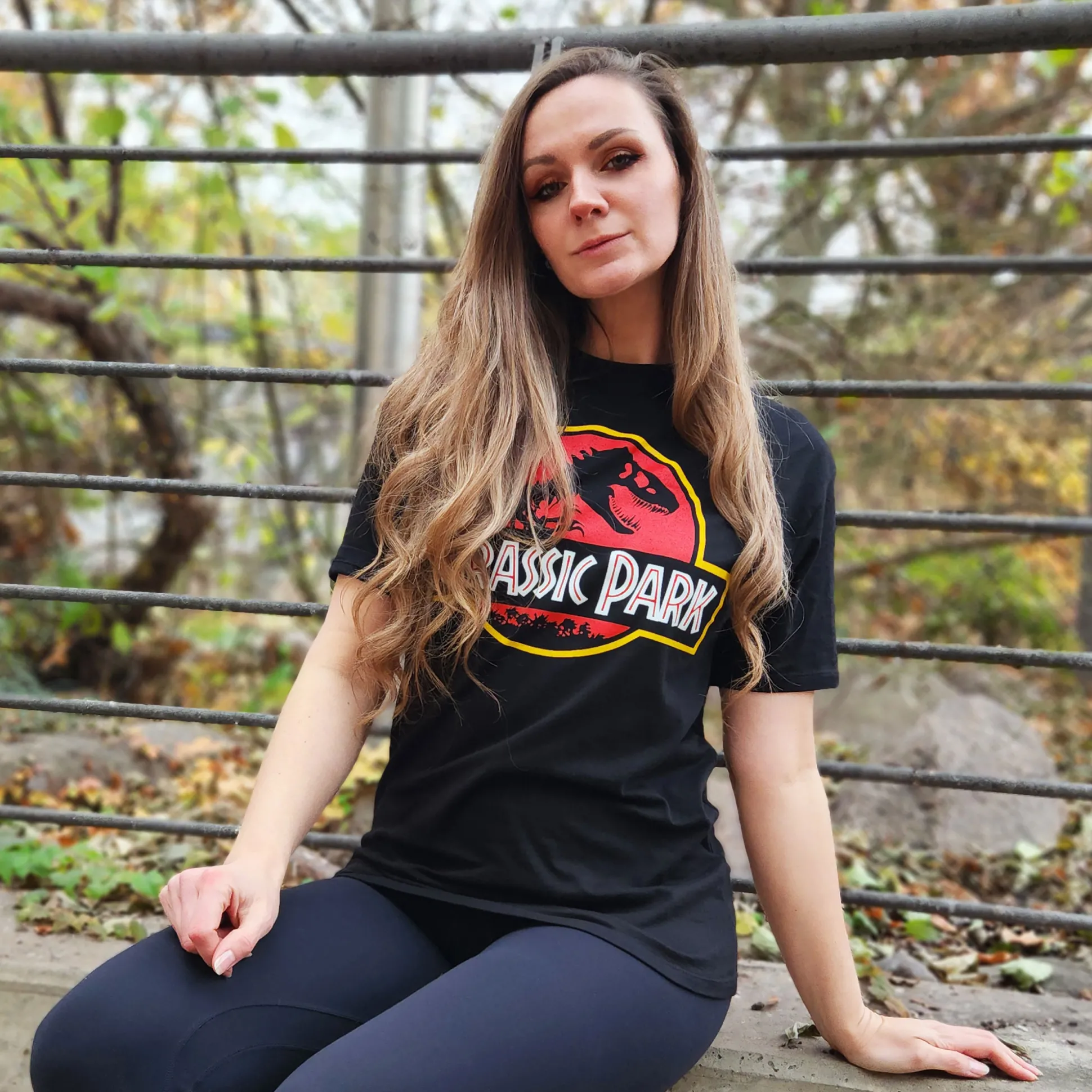 Jurassic Park - Logo T-shirt zwart