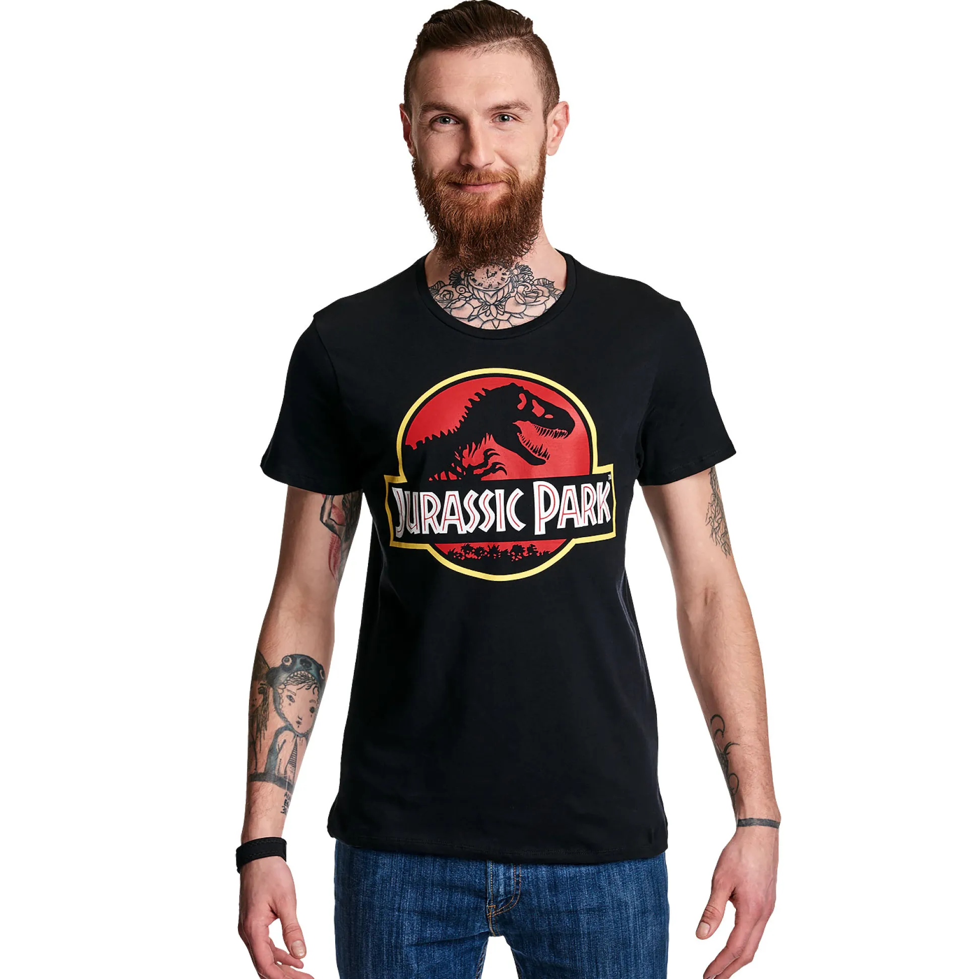 Jurassic Park - Logo T-shirt zwart