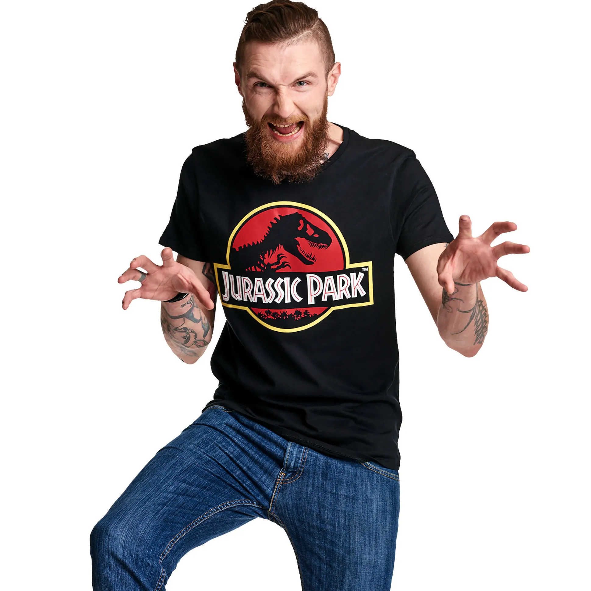 Jurassic Park - Logo T-shirt zwart
