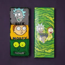 Karakters Sokken 3-Pack in Geschenkdoos - Rick en Morty