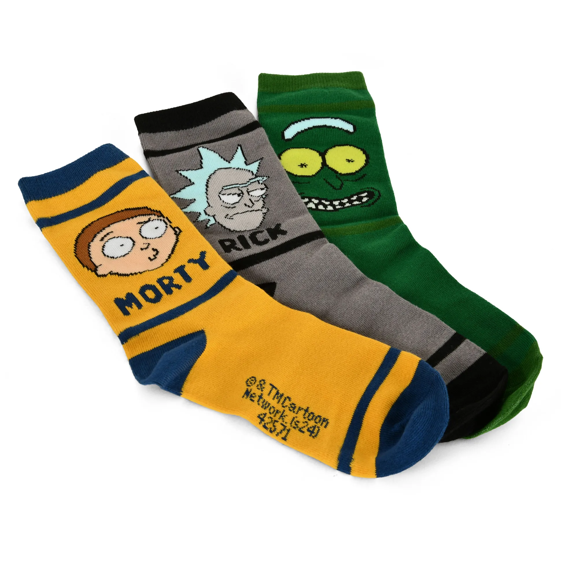Karakters Sokken 3-Pack in Geschenkdoos - Rick en Morty