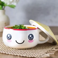 Kawaii Beker met deksel voor Anime Fans