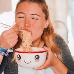 Kawaii Kom met Deksel voor Anime Fans