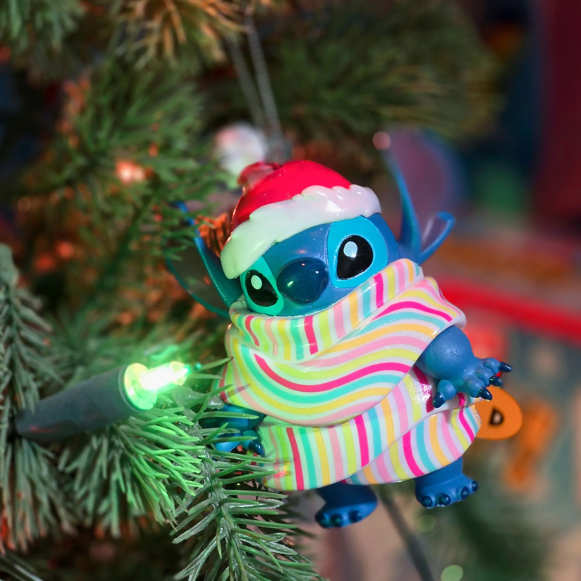 Kerstboomversiering Stitch met sjaal - Lilo & Stitch