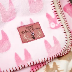 Kiki’s Delivery Service - Jiji Silhouet Fleece deken met Teddyvoering