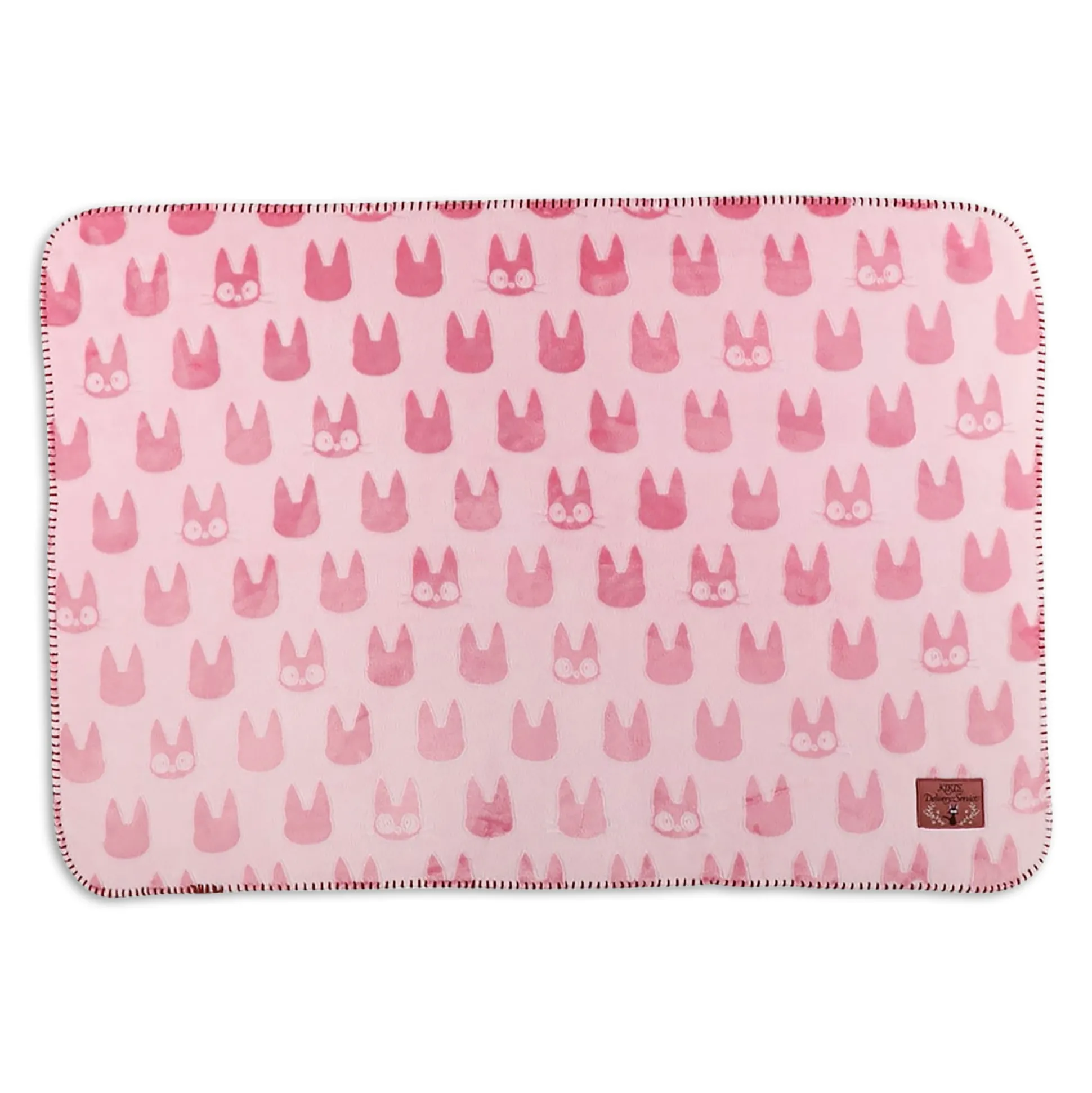 Kiki’s Delivery Service - Jiji Silhouet Fleece deken met Teddyvoering