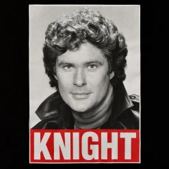 Knight Rider - Michael Knight T-Shirt zwart