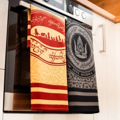 Kroon en Ring Theedoeken Set - The Lord of the Rings