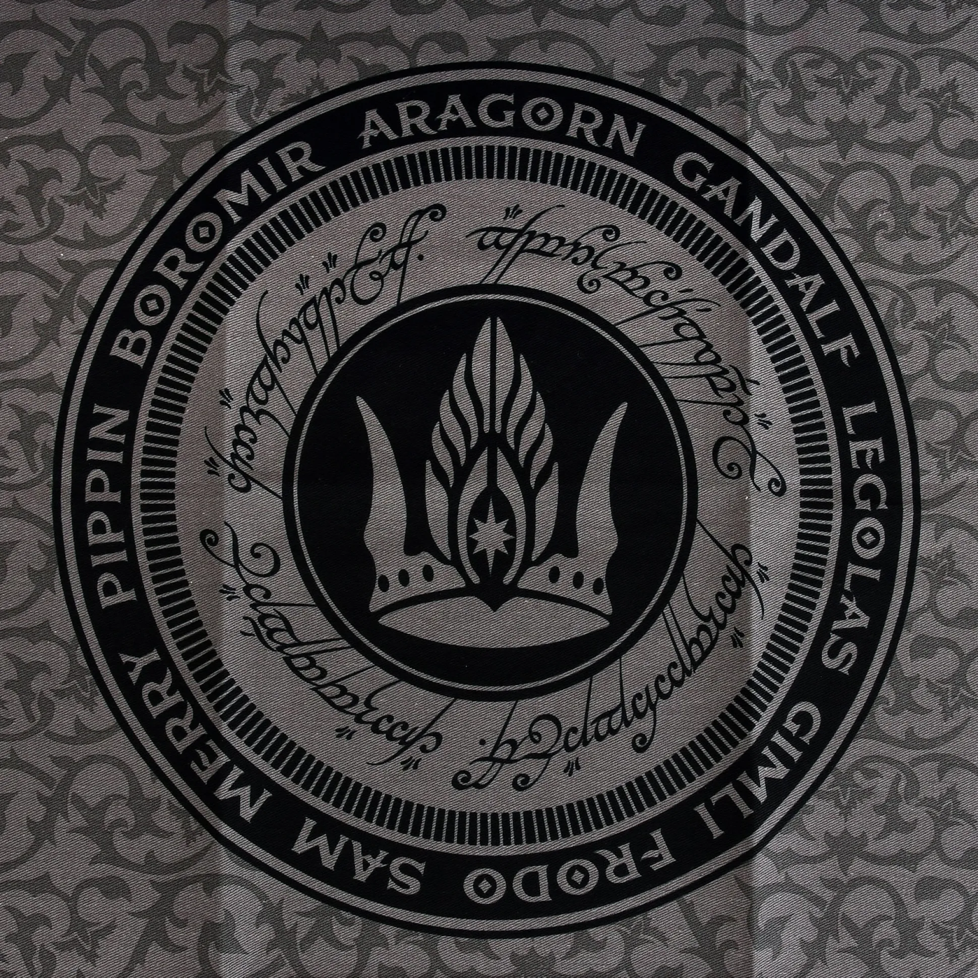 Kroon en Ring Theedoeken Set - The Lord of the Rings