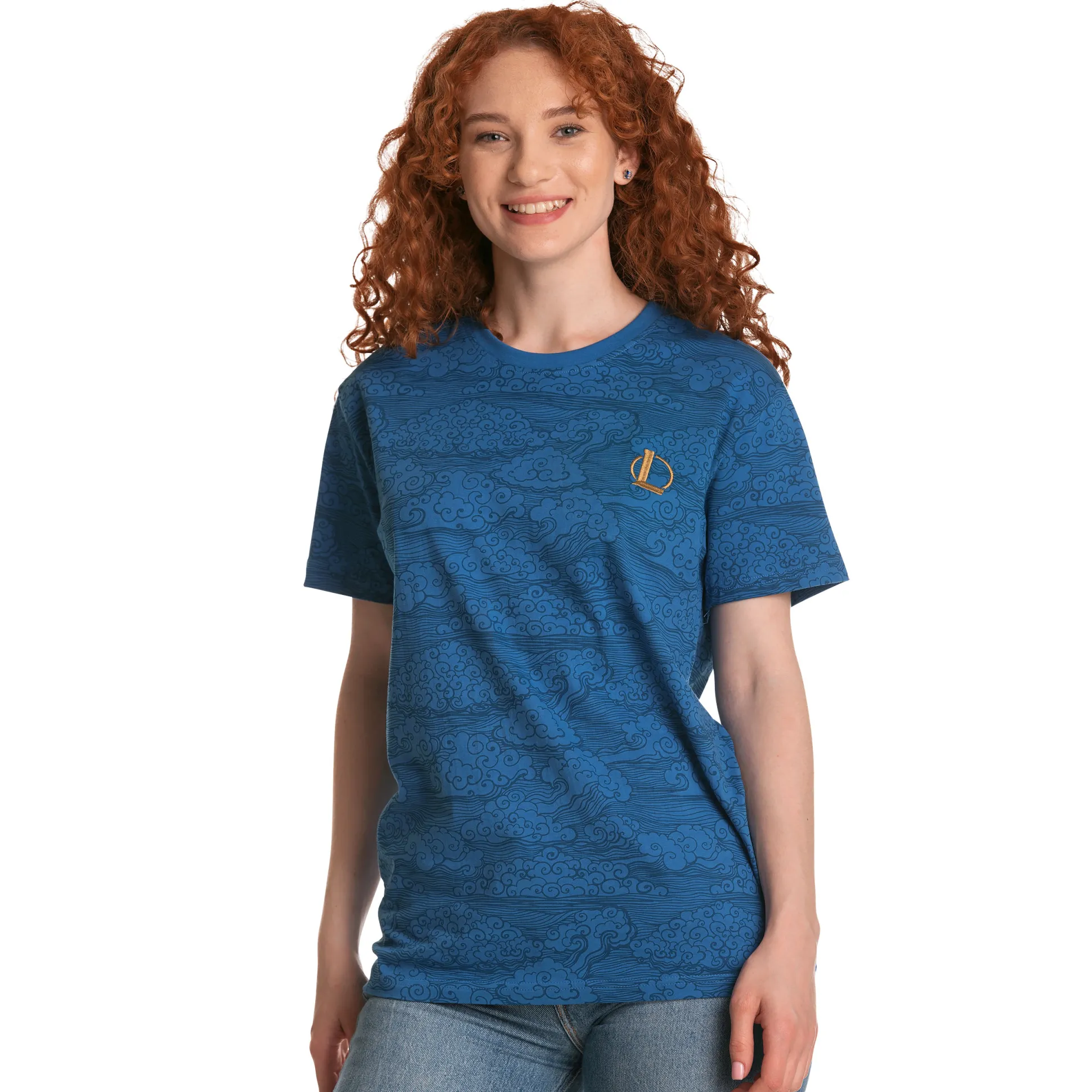 League of Legends - Logo T-Shirt Blauw