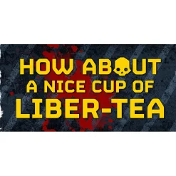 Liber-Tea beker voor Helldivers fans
