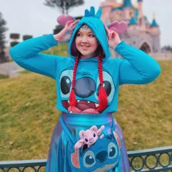 Lilo & Stitch - Stitch Dames Hoodie met Oren Blauw