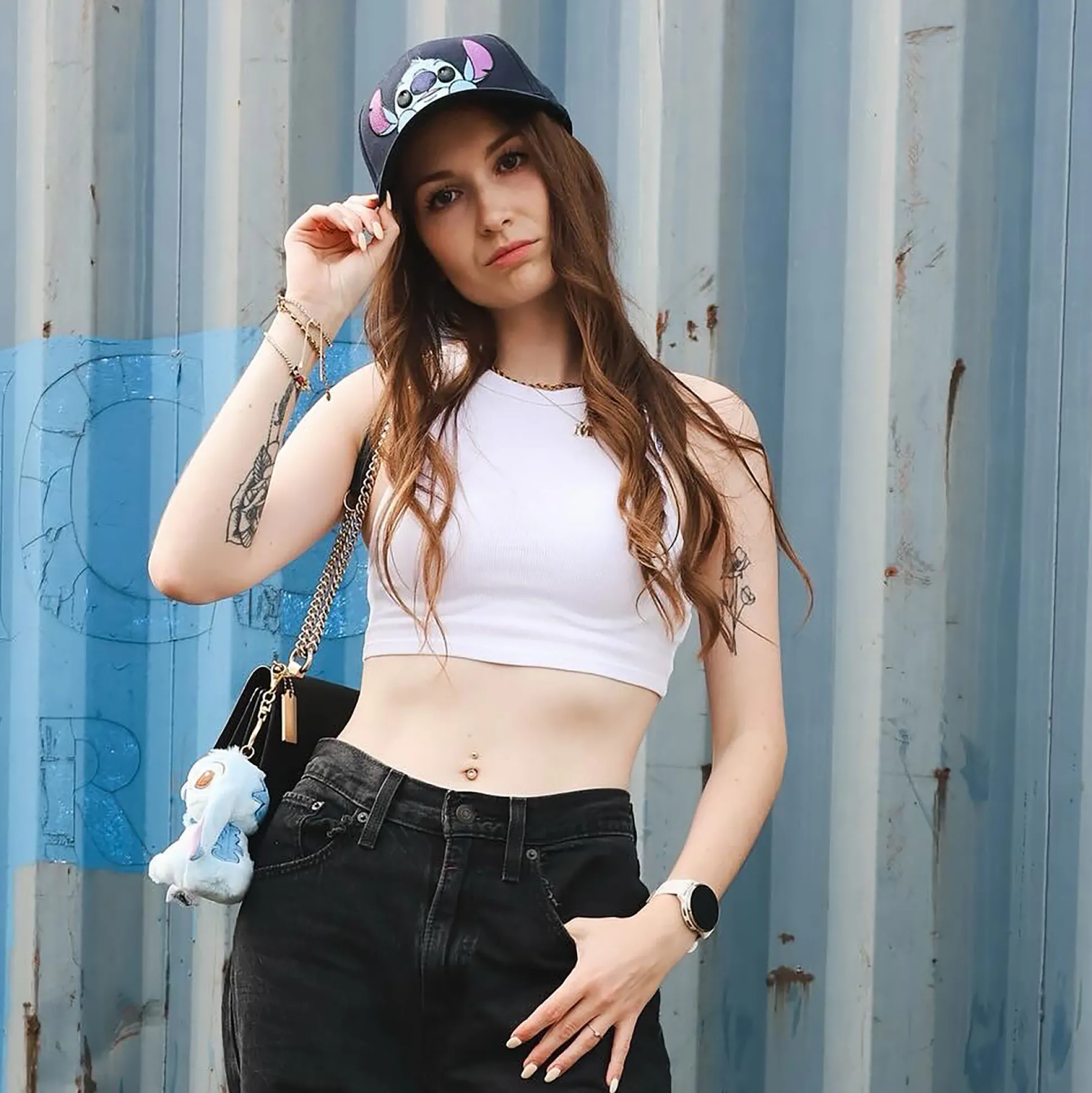 Lilo & Stitch - Stitch Honkbalpet Blauw