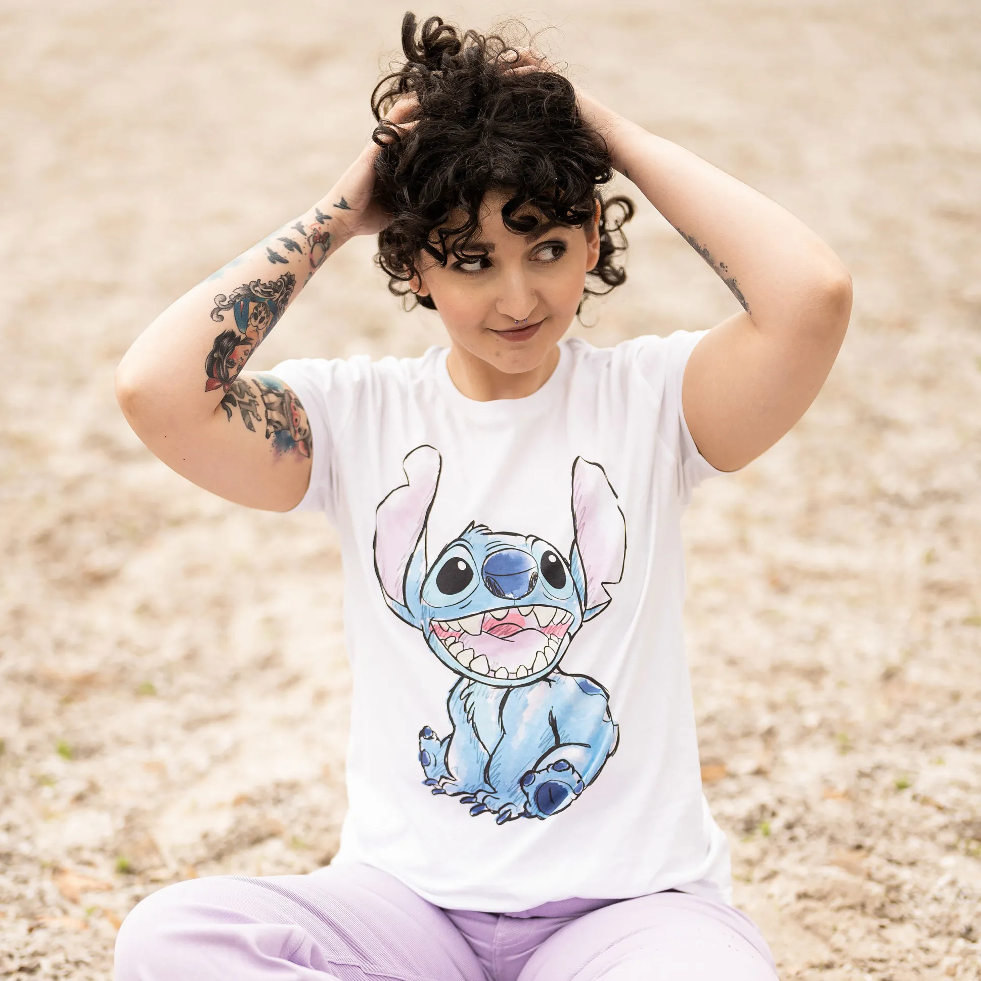 Lilo & Stitch - Stitch wit T-shirt