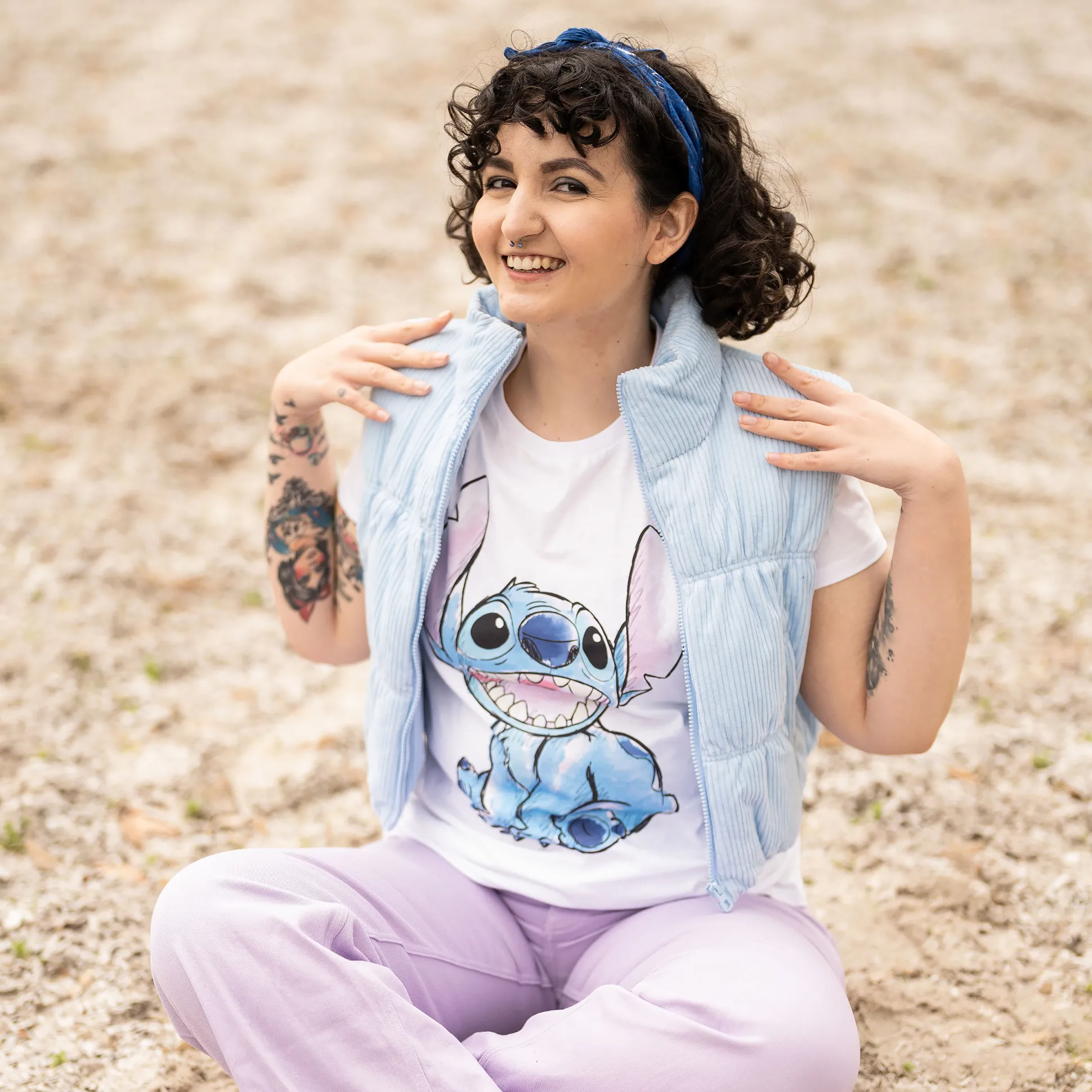 Lilo & Stitch - Stitch wit T-shirt