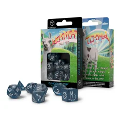 Llama Glitter RPG Dobbelstenen Set 7-delig