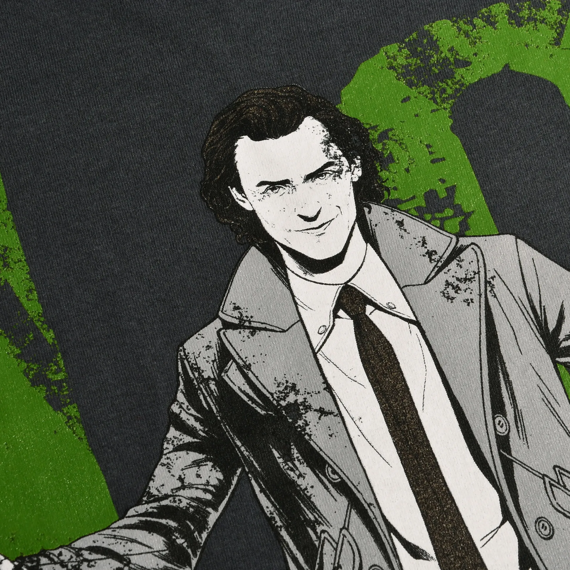 Loki - Gekleed T-shirt grijs