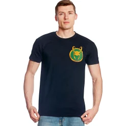 Loki - Logo T-Shirt blauw